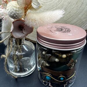 Desert Muse Jar Curated Vintage Jewelry Jar Wearable Surprise Collection